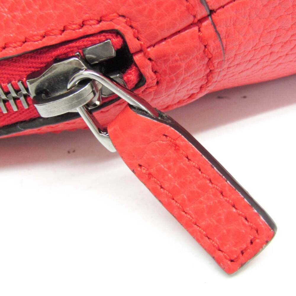 GUCCI Red Leather Shoulder Bag - Picture 11 of 15